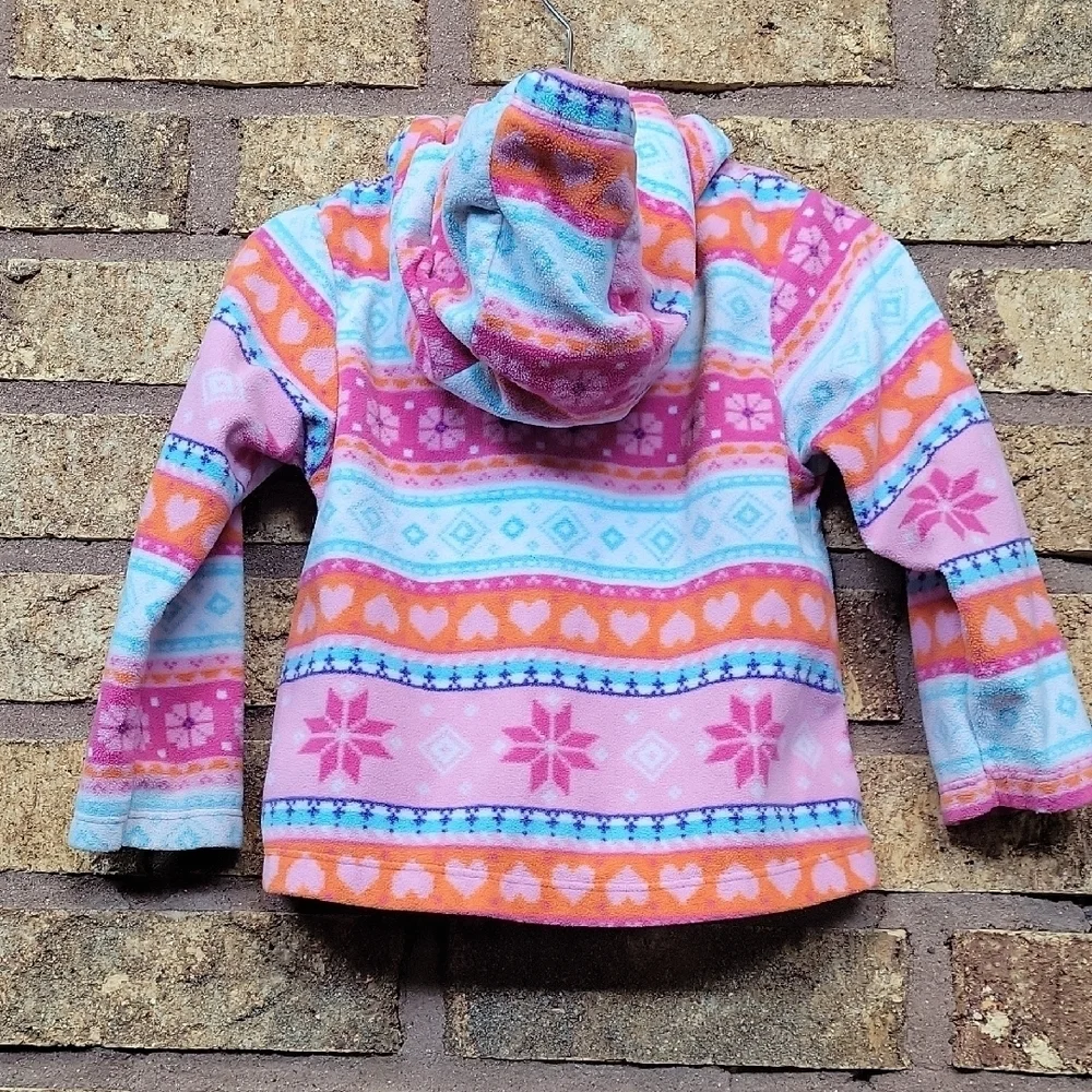 Carter's Multicolor Fleece Poncho Cape Size 24 Months